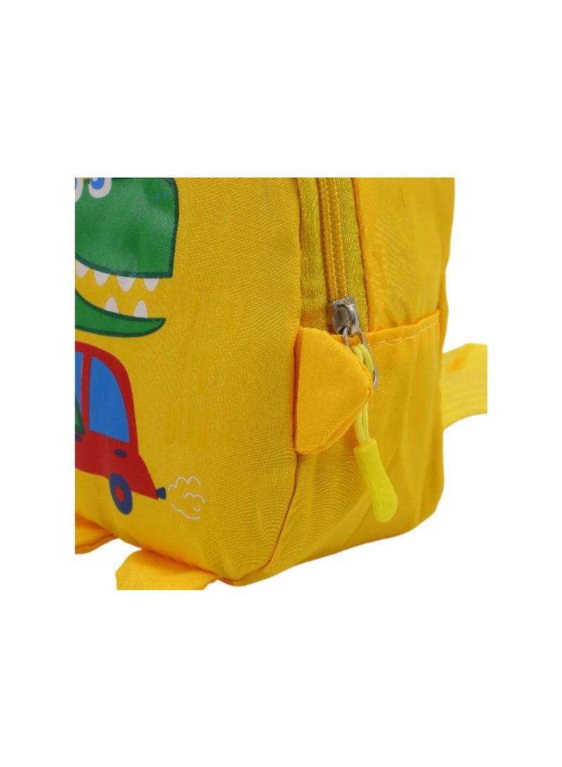 حقيبة كروس – صفراء بنقشة ديناصور - Image 3